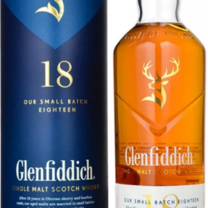 18 Glenfiddich Single Malt Scotch Whisky