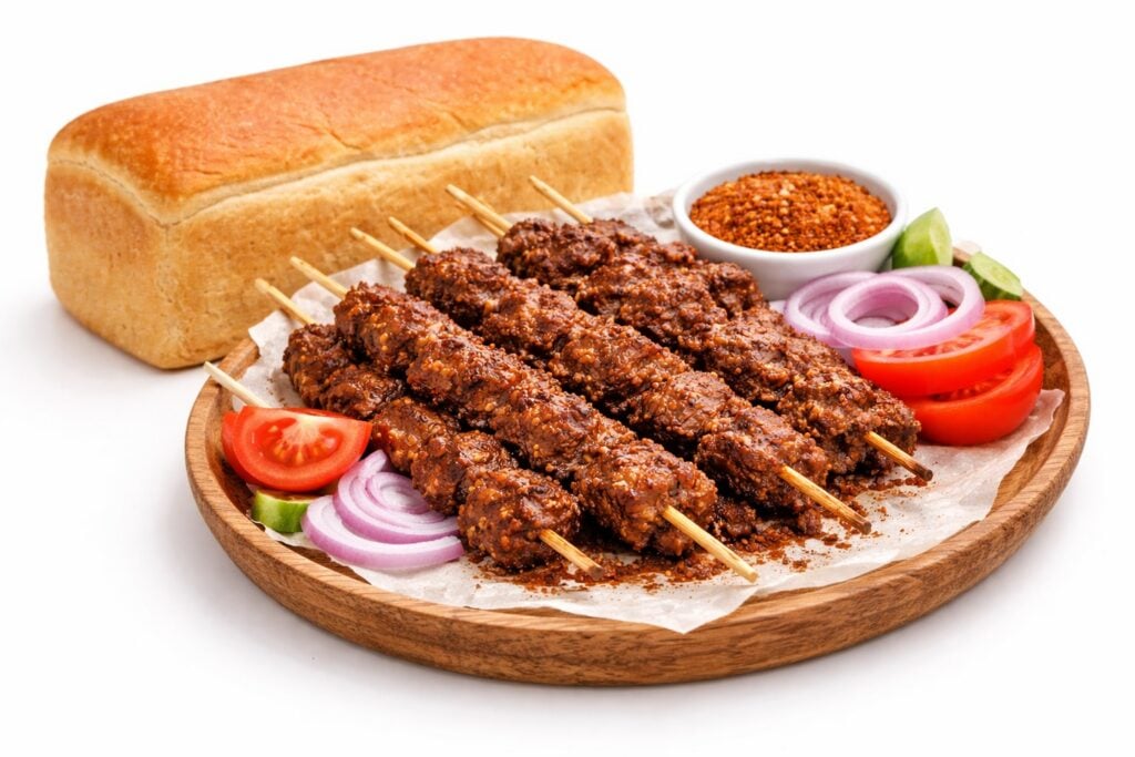 Agege Bread Combo (moimoi, Akara, Suya, Ewa Agoyin)