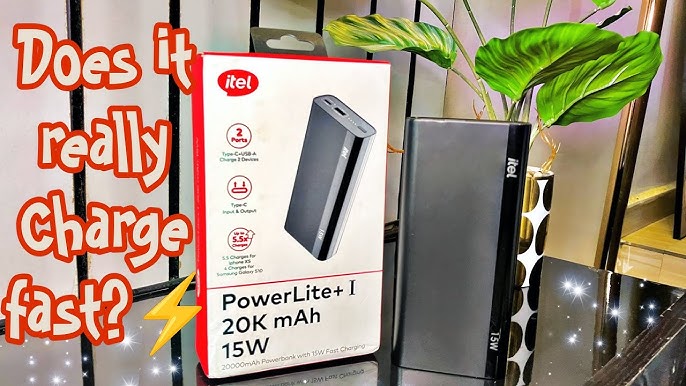 Itel Powerlite + I 20K Mah 15W Power Bank