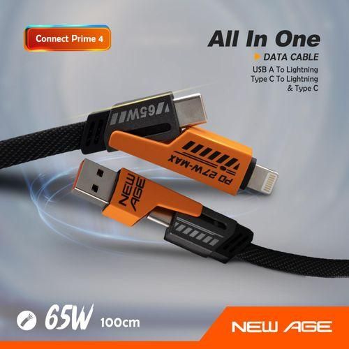 New Age 4 In 1 Cable 65W 1M