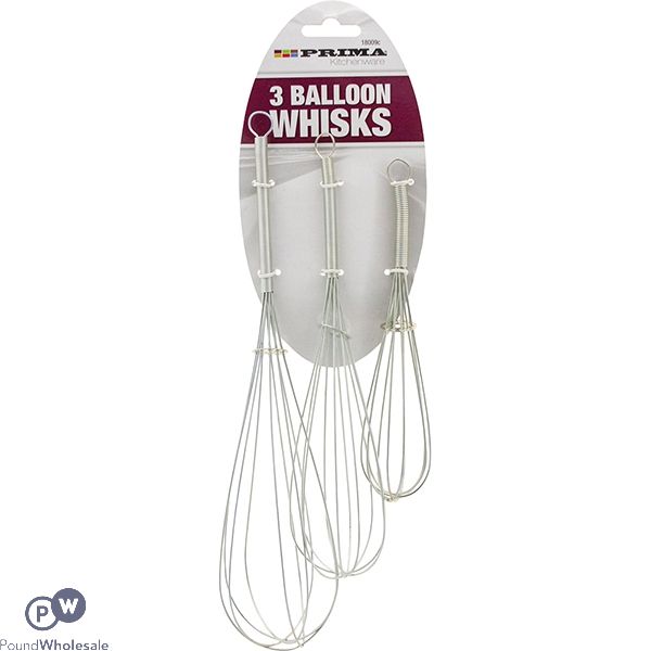 Prima 3 Balloon Whisks