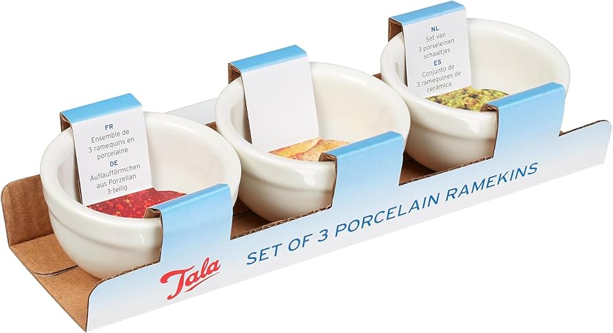 Tala Set Of 3 Porcelain Ramekins