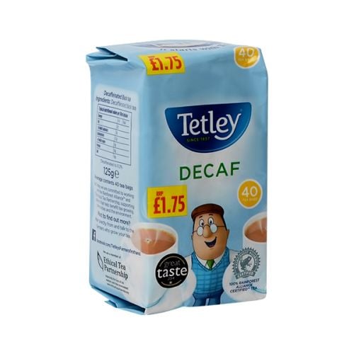 Tetley Decaf Tea 125G
